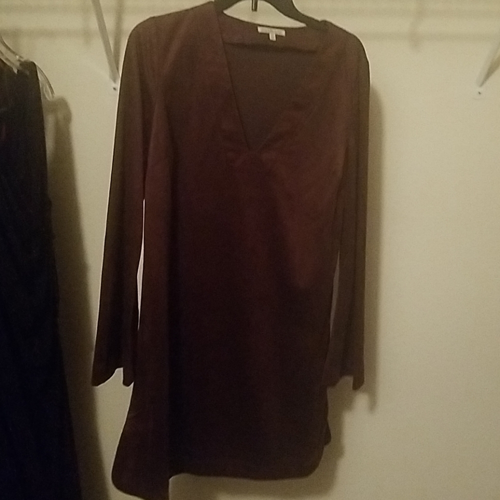 Mini felt dress